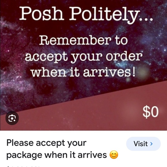 Other - PLEASE ACCEPT IN A TIMELY MANNER